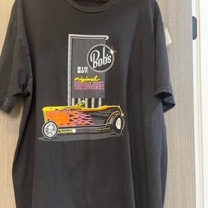 Black Graphic T-Shirt, men’s Bob’s Big Biy Burgers